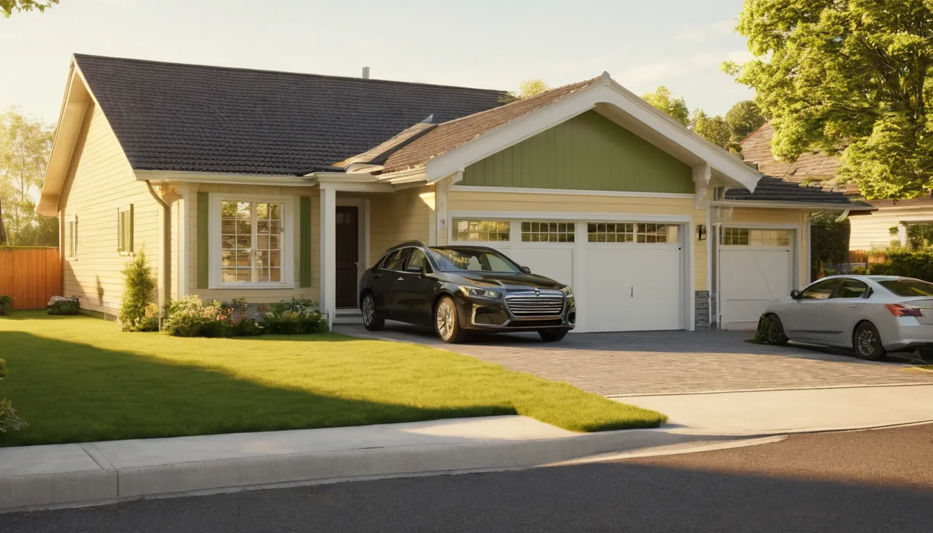 A neat frame house with an attached garage in Lebanon
